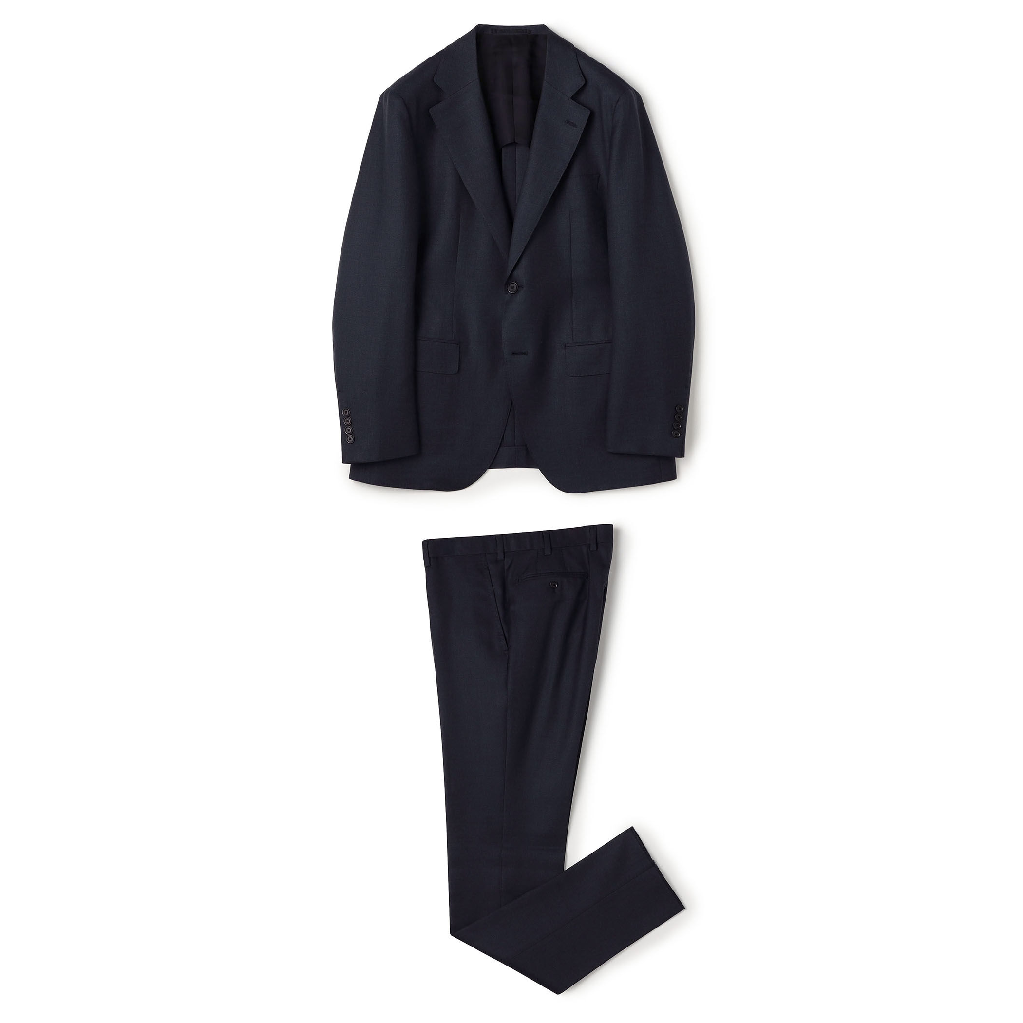 ウールシルク シングルブレステッド 2Bスーツ TRAVELLER+SILK E.Zegna