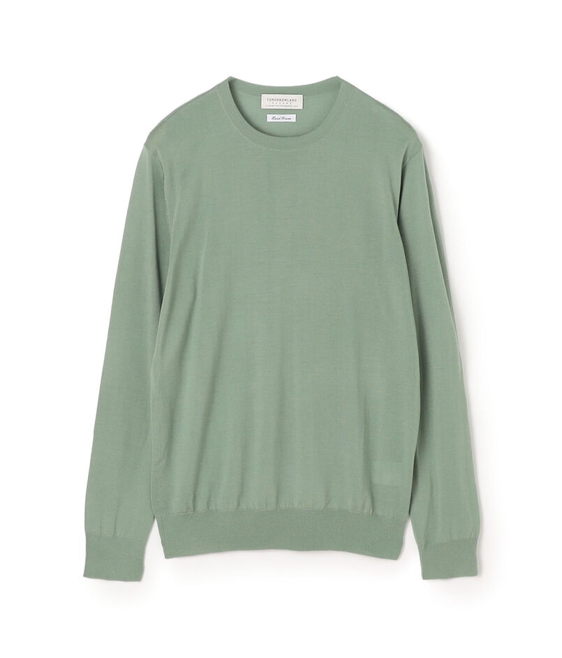 TOMORROWLAND tricot スーパーファインメリノウール クルーネックニット S-WOOL