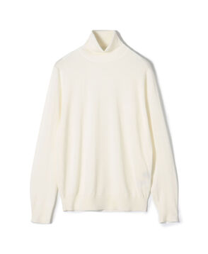 TOMORROWLAND TRICOT スーパーファインメリノウール タートルネックニット S WOOL
