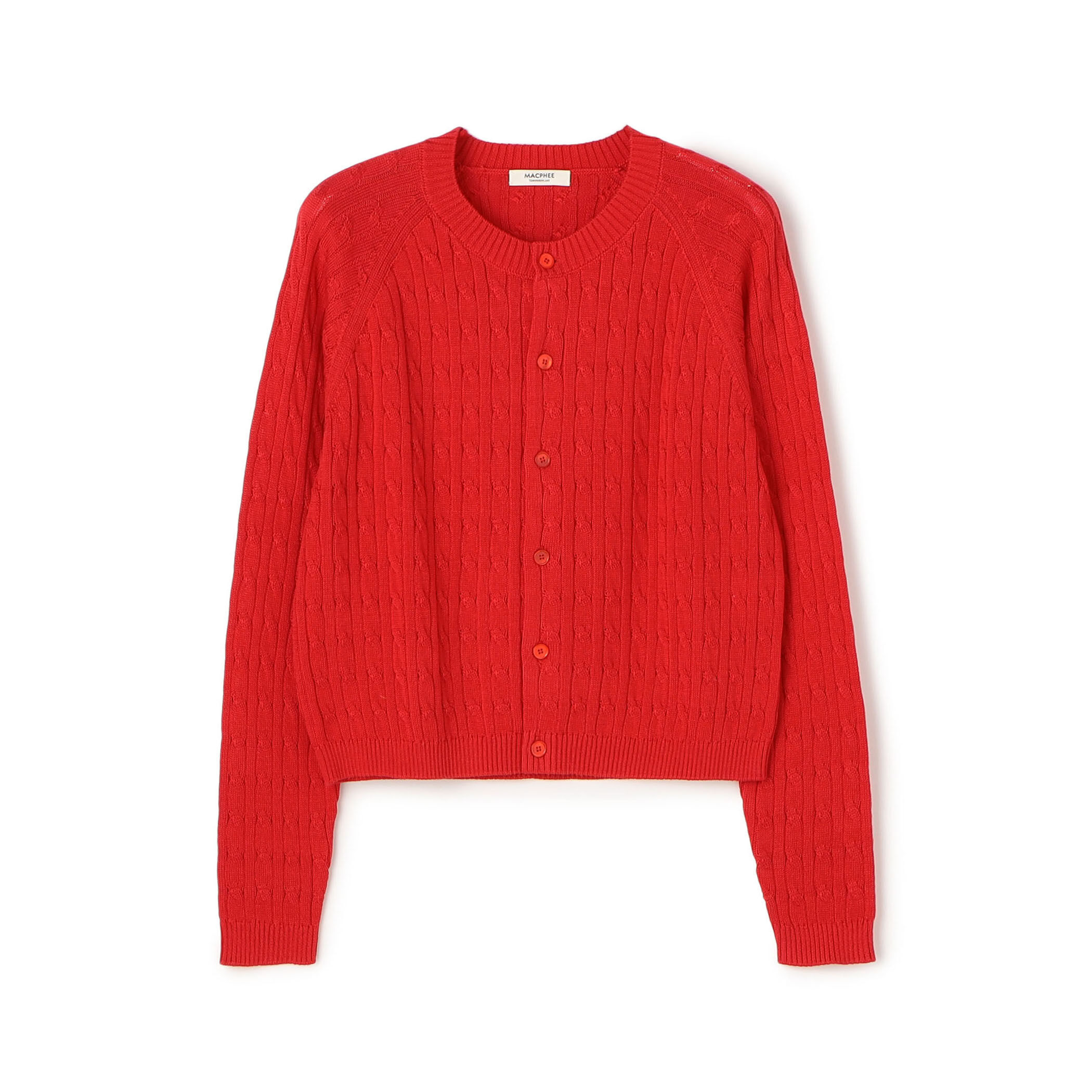 ギザケーブル クルーネックカーディガン｜トゥモローランド 公式通販