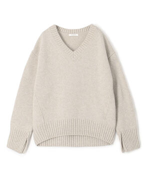 ■【WEB限定】ラムカシミヤ Vネックプルオーバー