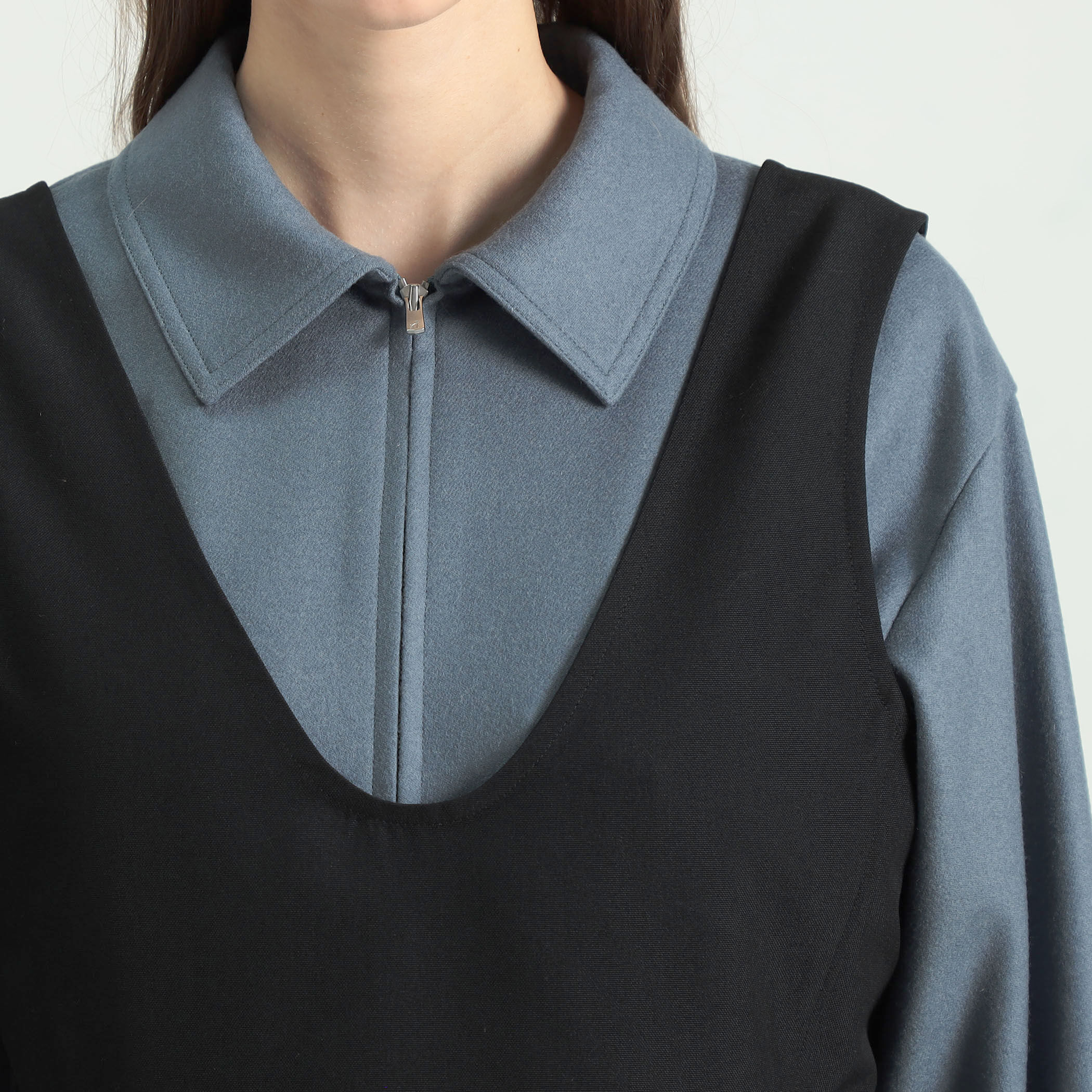 ポリエステルウール ロングベスト｜トゥモローランド 公式通販