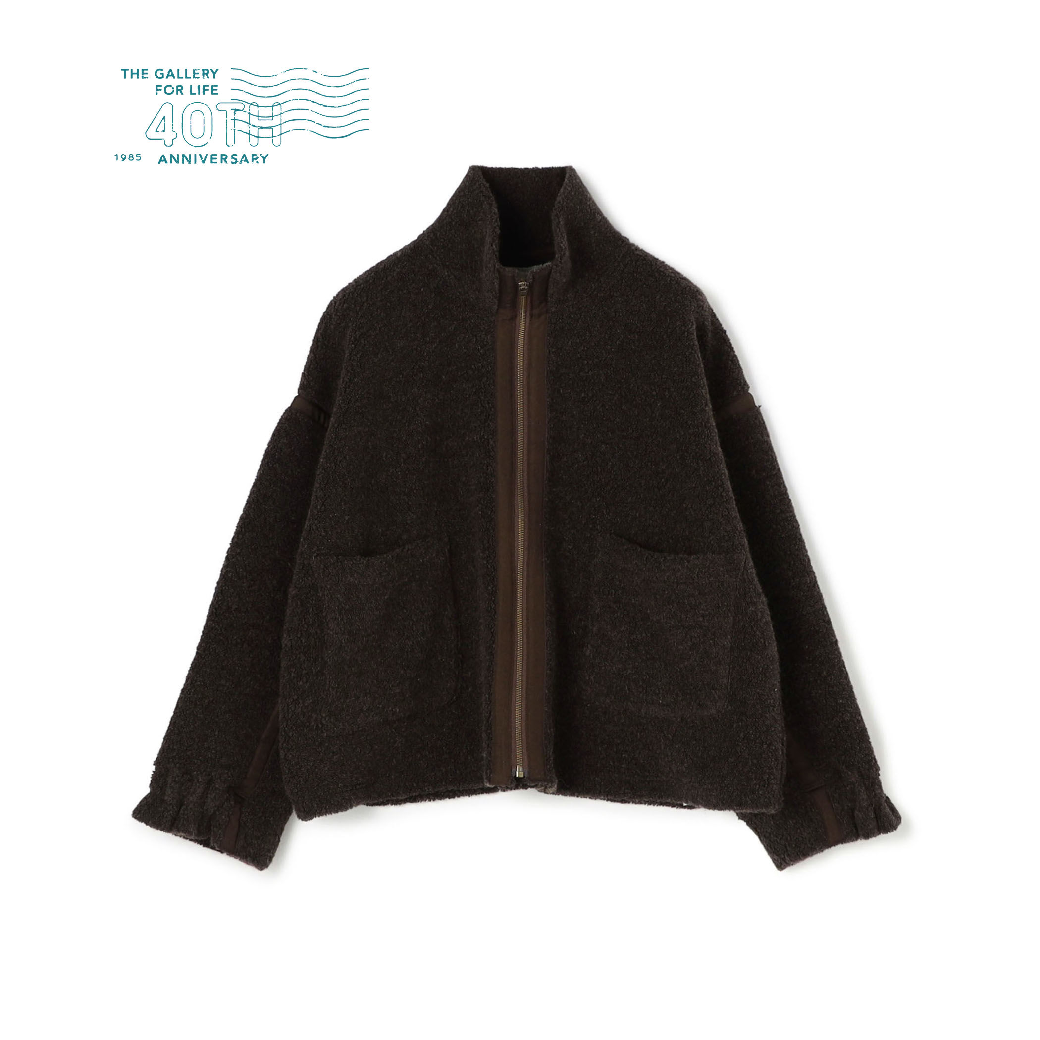 別注】V::room ウールボアフリース ジップアップジャケット