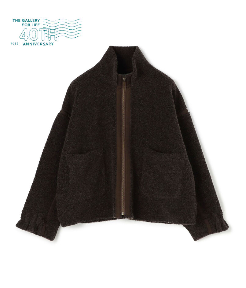 【別注】V::room ウールボアフリース ジップアップジャケット