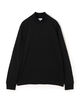 SUNSPEL ブラッシュドコットン ロングスリーブ モックネックTシャツ