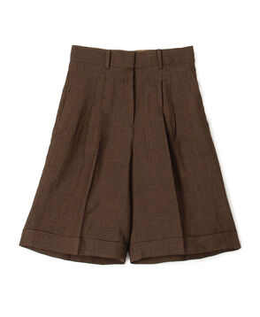 レーヨンリネンブッチャー バミューダパンツ