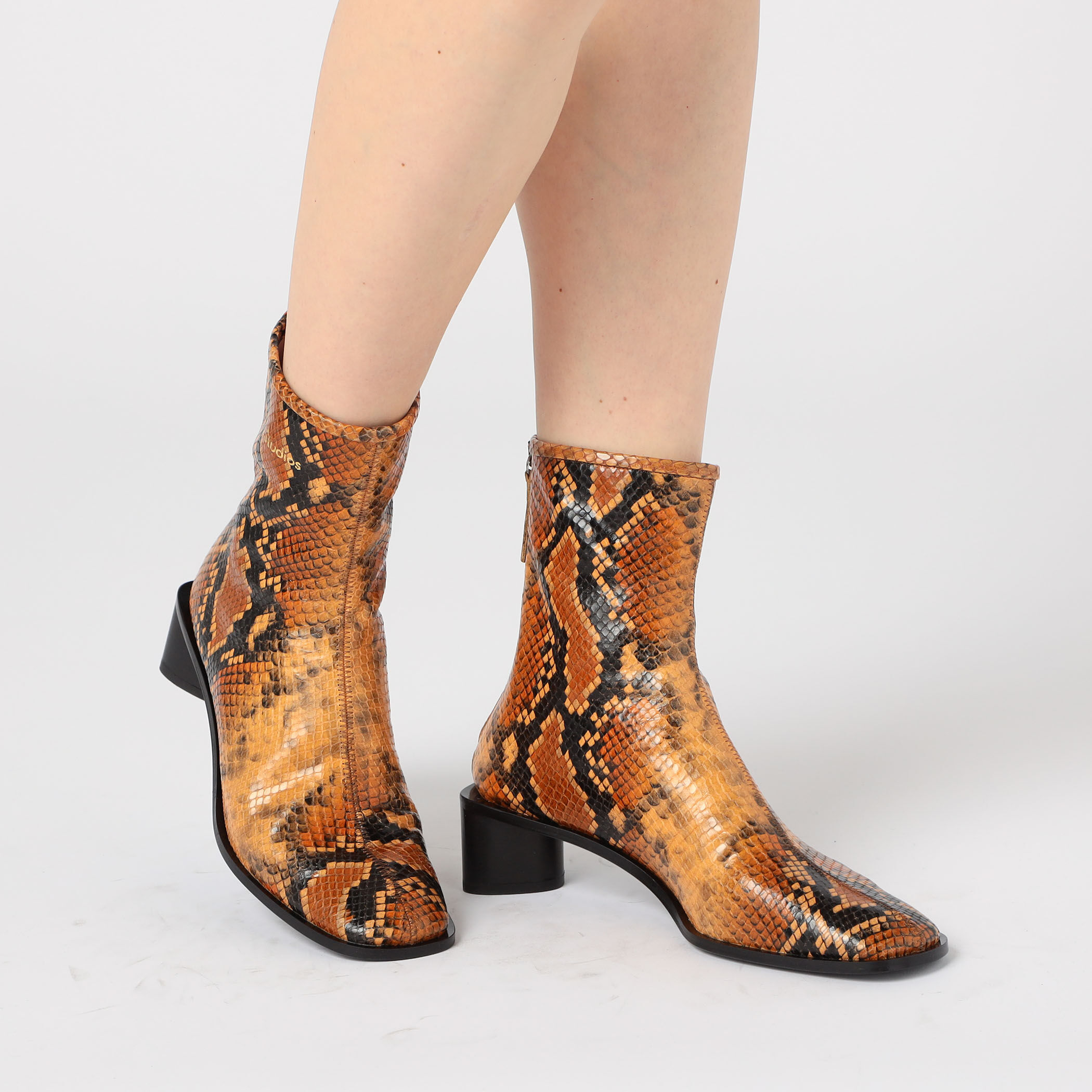 Leather boots