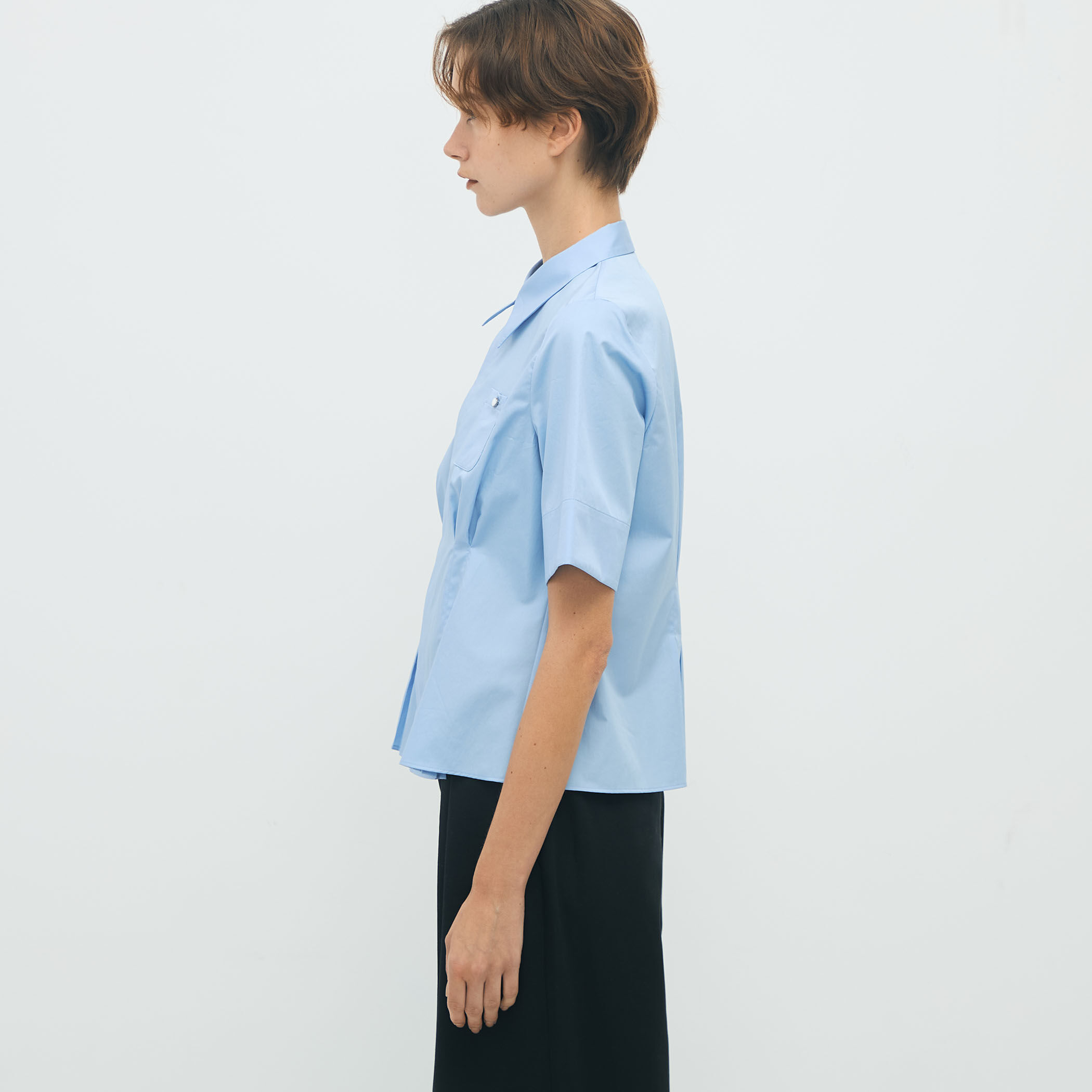 新品　CABAN コットンハイネックシャツ CABaN ウールツイル ハイネックロングシャツ | CABaN