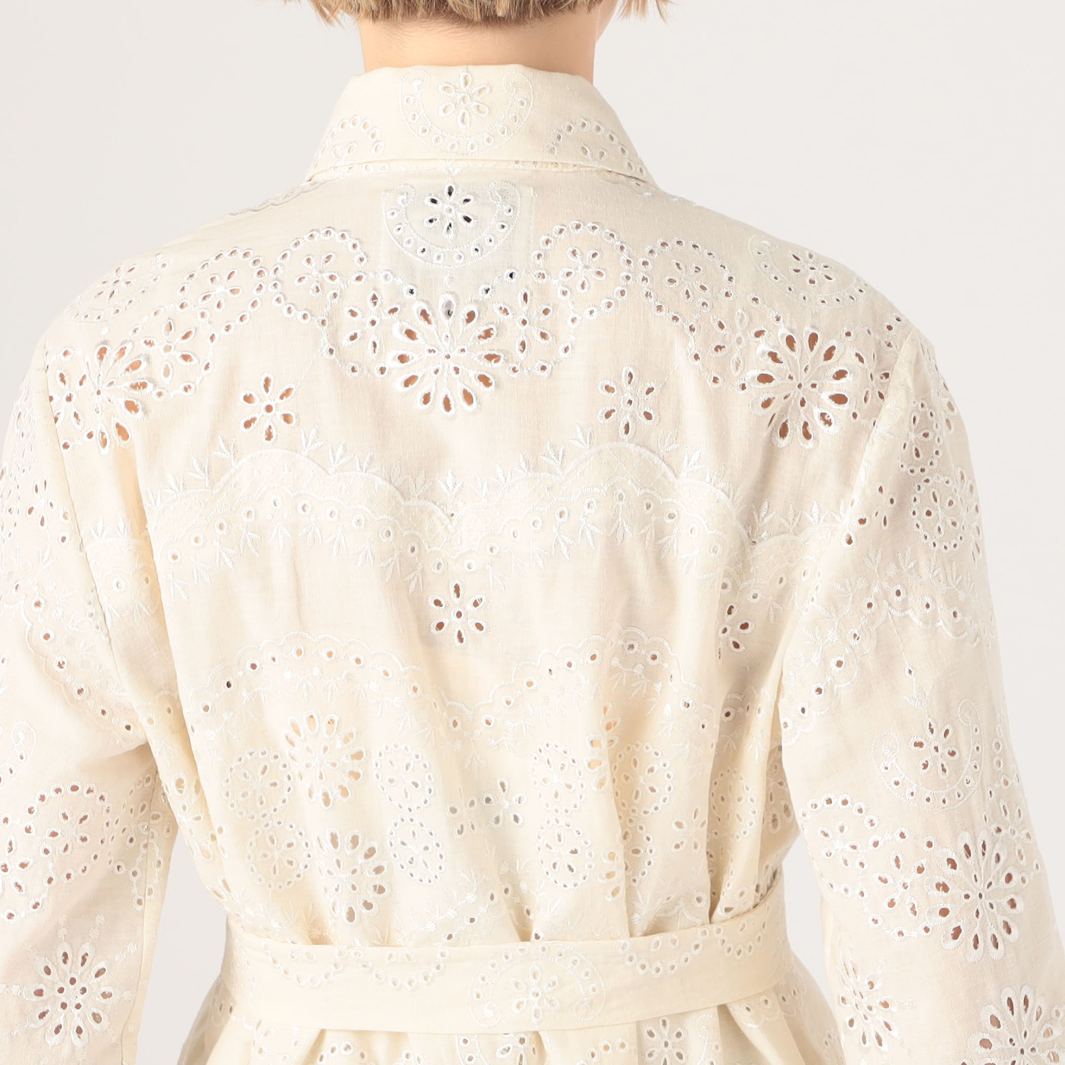 TOMORROWLAND シャツワンピース EVI GRINTELA 新品 Evi GrintelaValerie Midi Lace MS カットワークシャツ