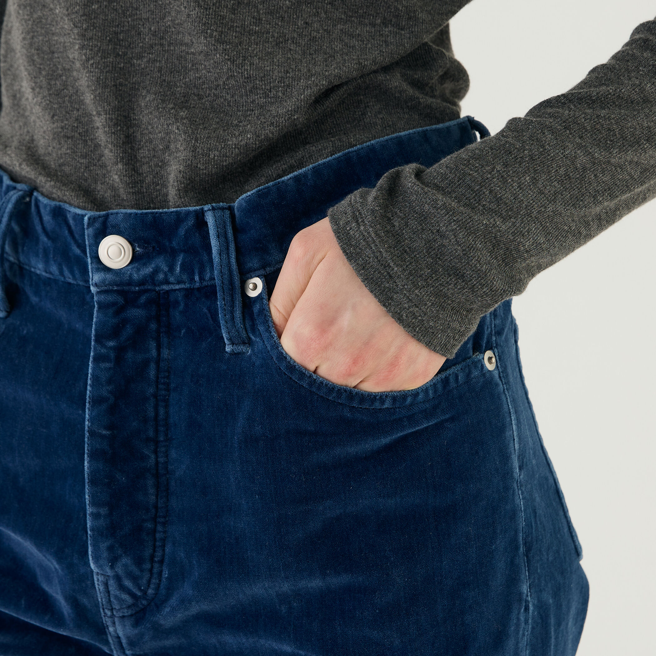 ベルベットインディゴ ストレートパンツ｜トゥモローランド 公式通販