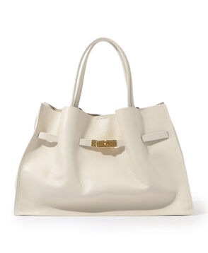 VIOLAd'ORO ダブルフェイスレザー トートバッグ