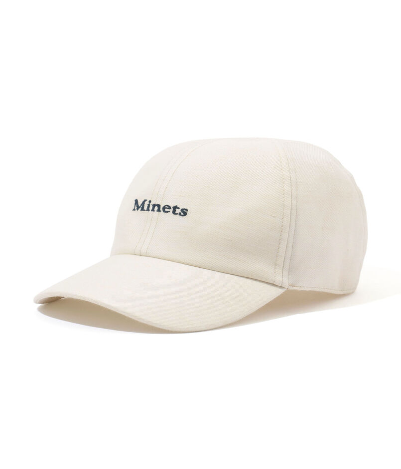 CRAMBES リネンコットン エンブロイダリー キャップ