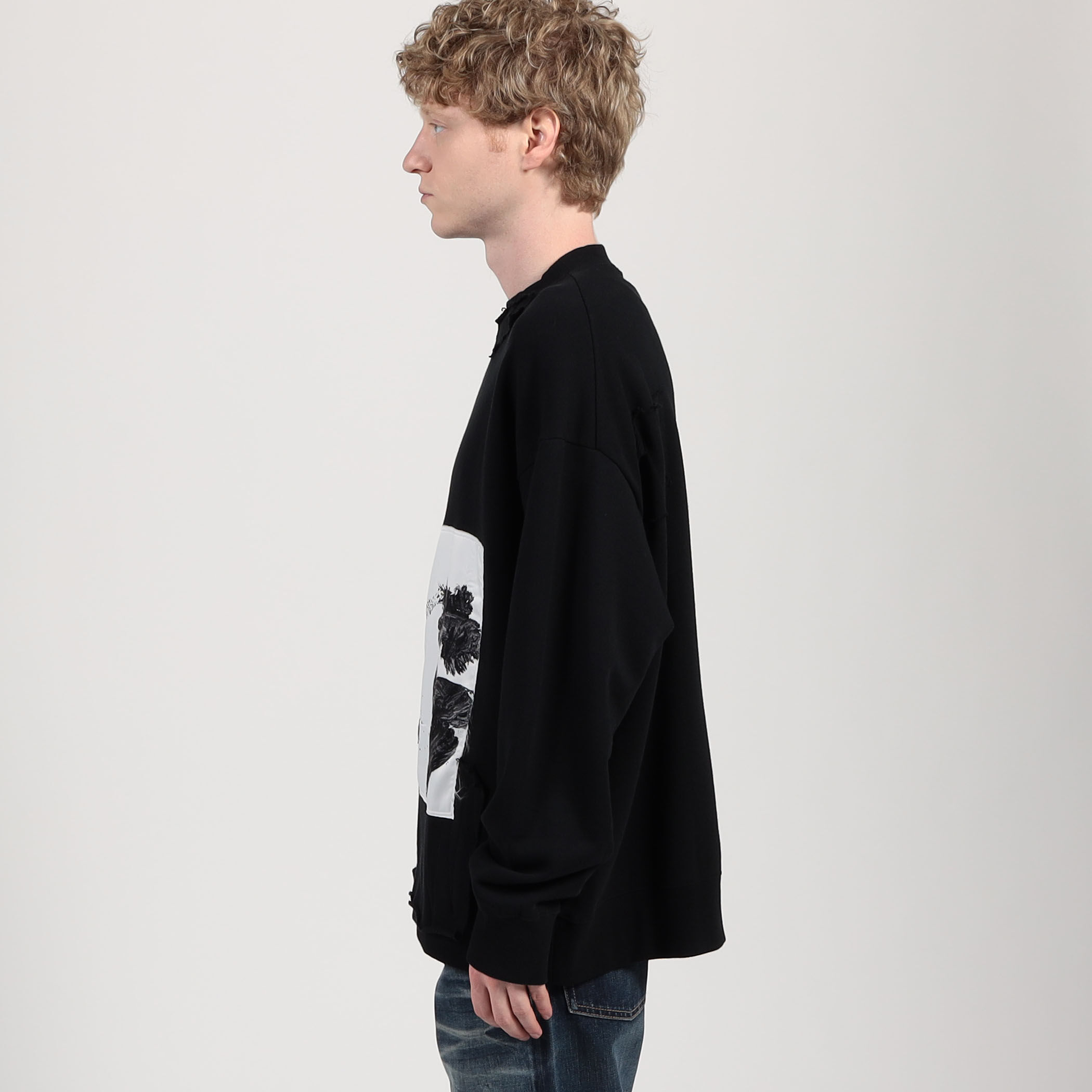 ALMOSTBLACK 20aw グラフィックプリント スウェット - メルカリ