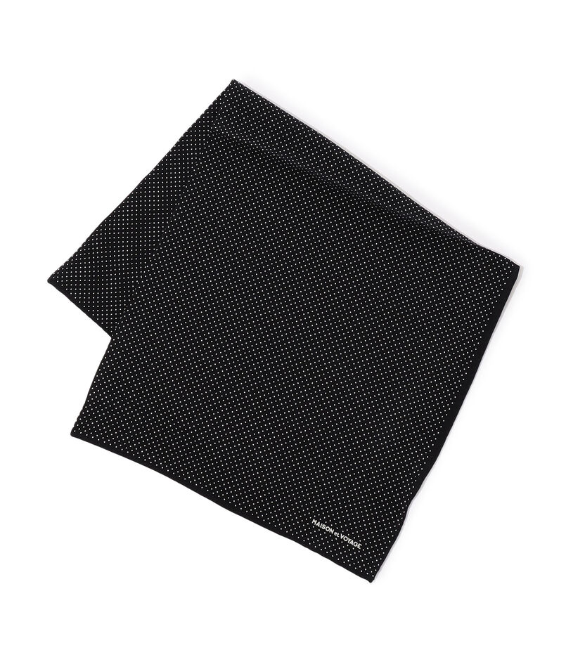 MAISON et VOYAGE シルク 1mmドット スカーフ