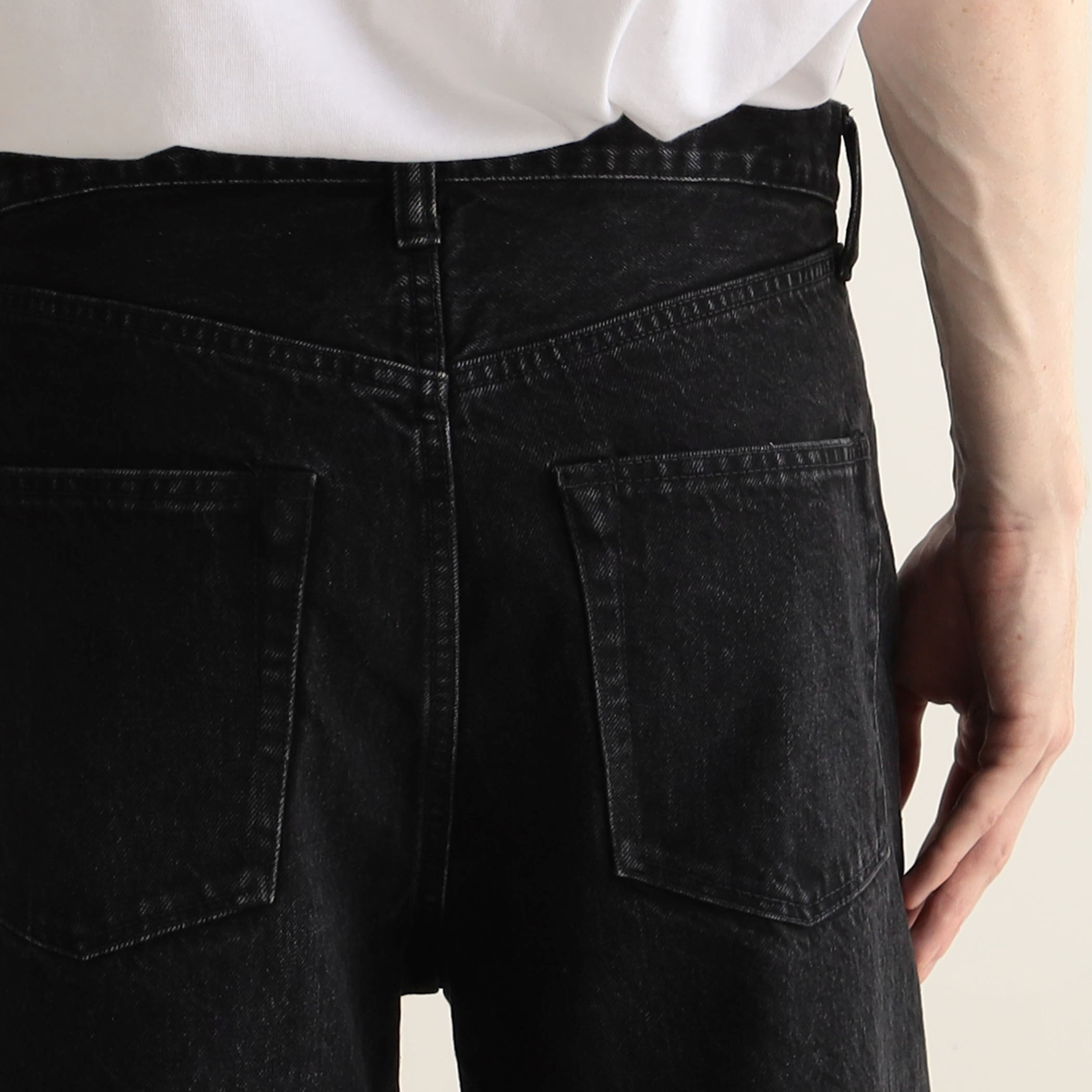 lukamachain ストレートブラックデニムパンツ leggypaggy_85003
