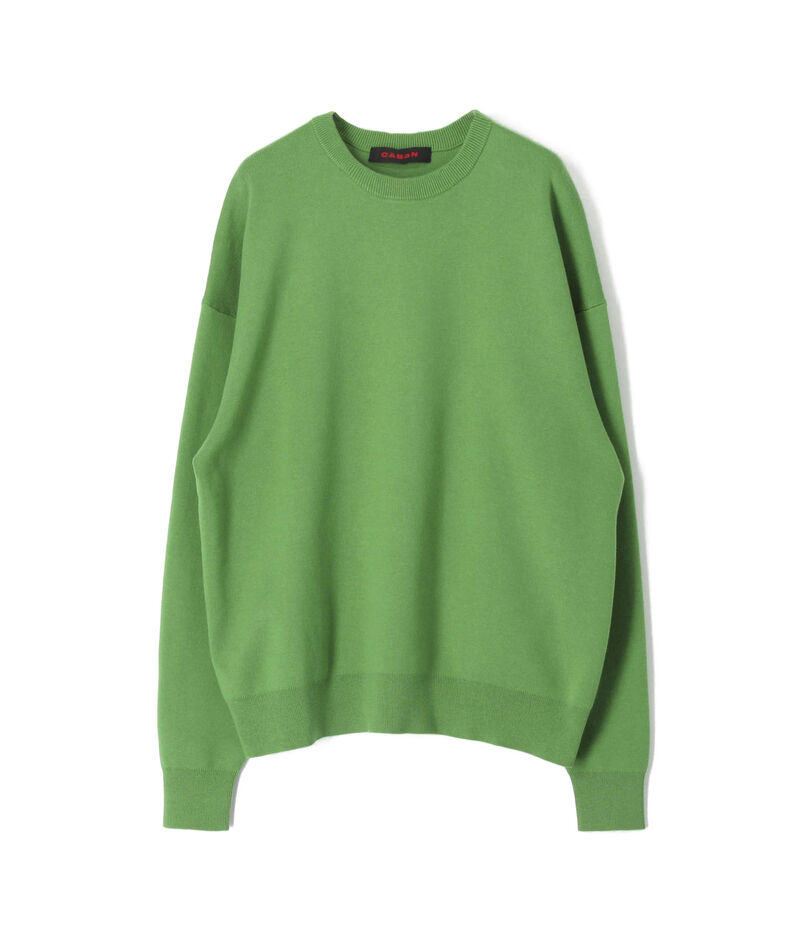 CABaN コットンカシミヤ クルーネックプルオーバー