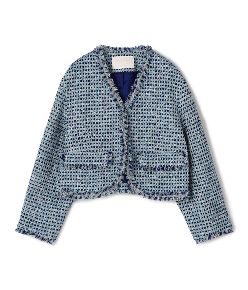 【WEB先行予約】ペペローニツイード ショートジャケット