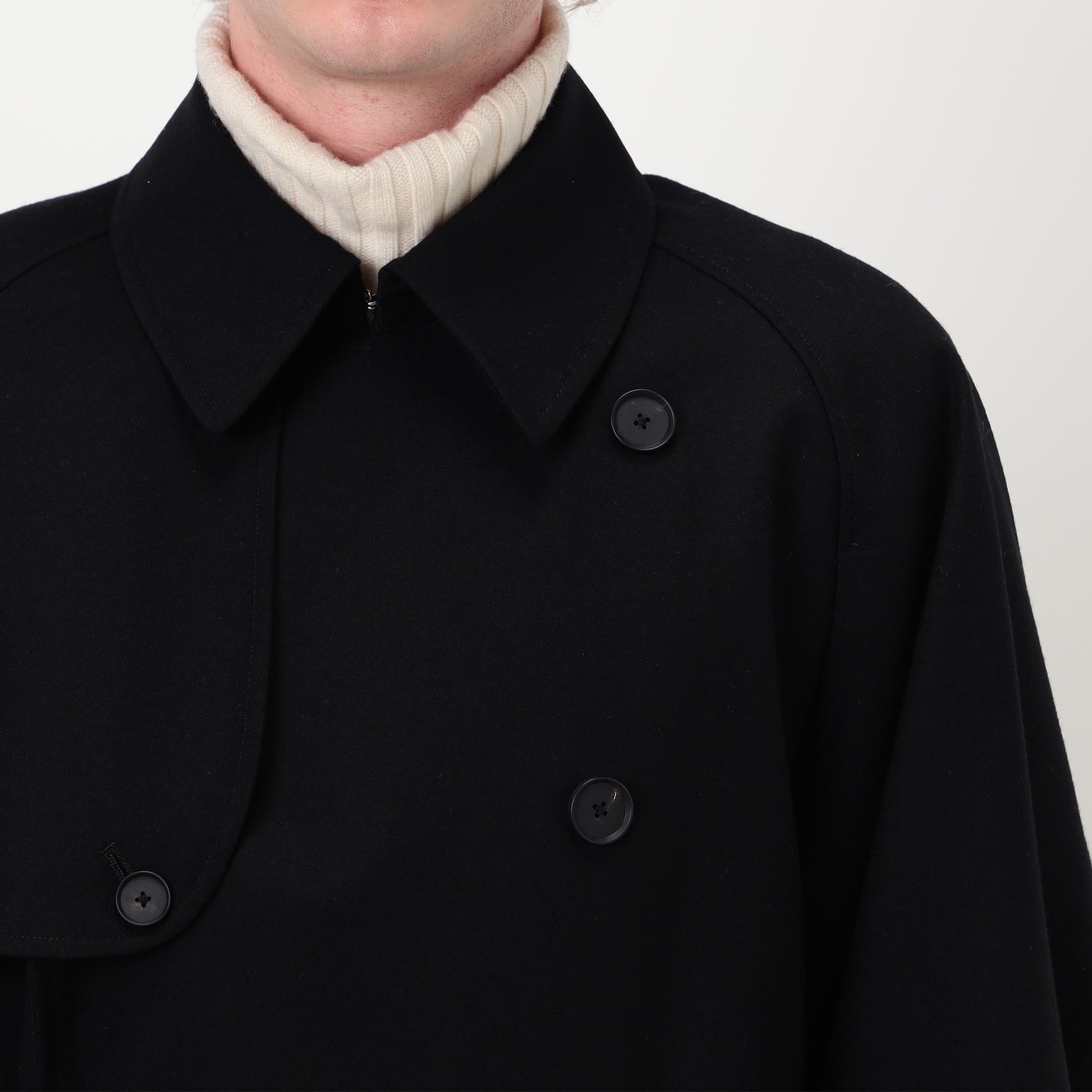 別注】The CLASIK TRENCH COAT ウールフランネルトレンチコート