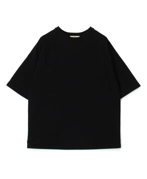 コットンポリエステル クルーネックプルオーバー