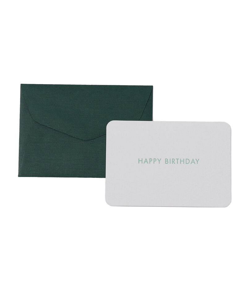 Le Typographe HAPPY BIRTHDAY GREEN ミニカード