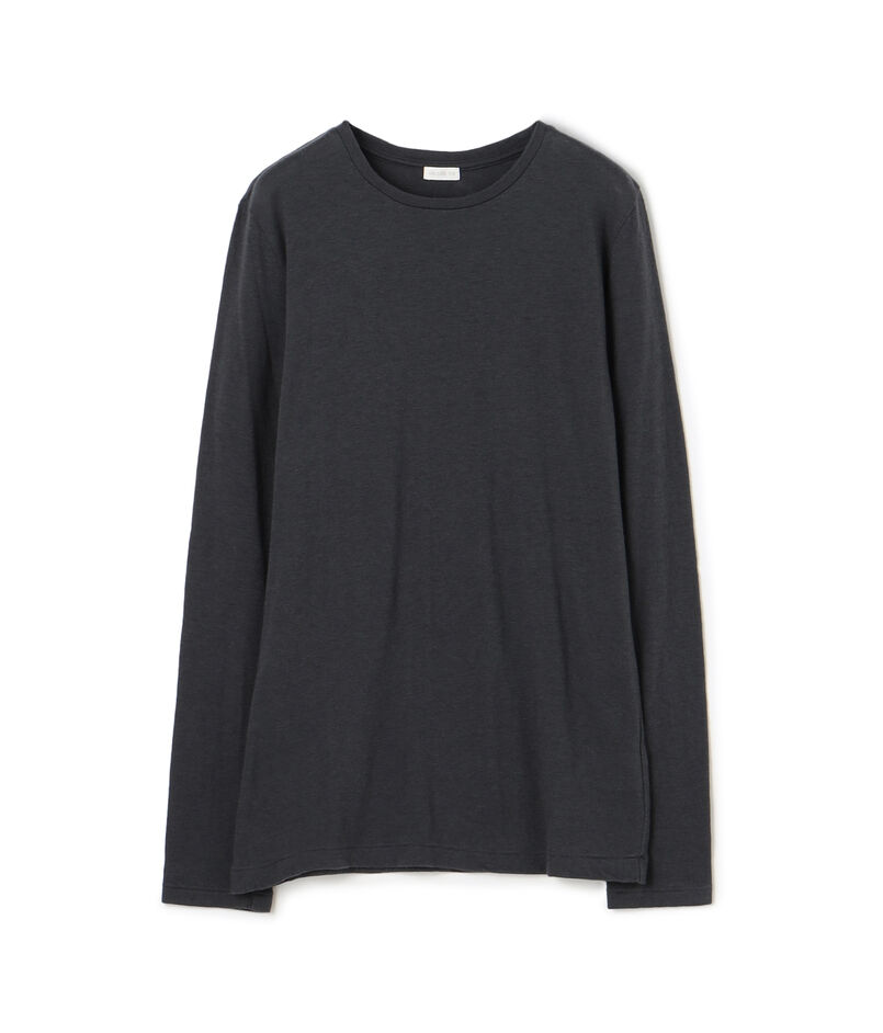 コットンカシミヤ クルーネックプルオーバー