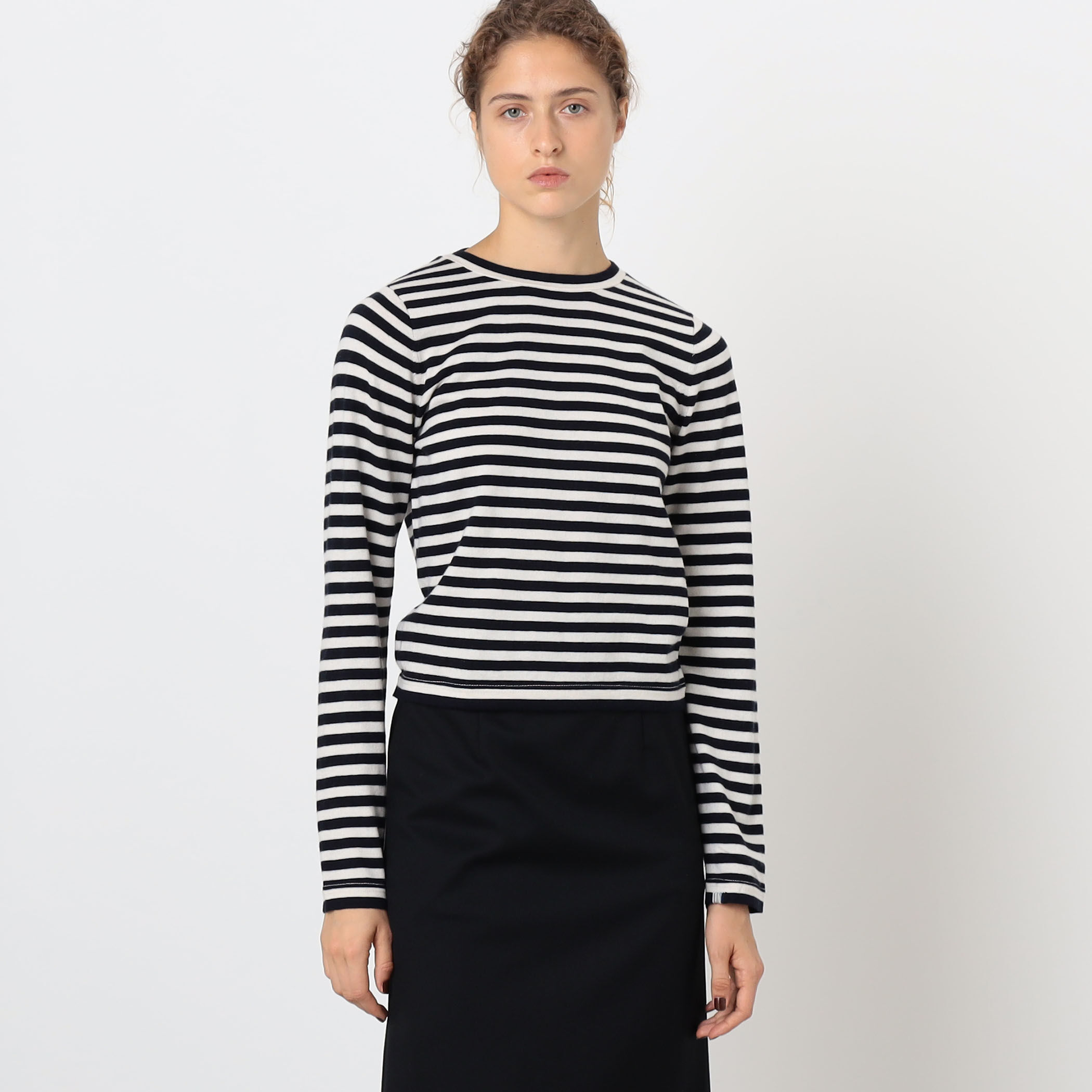 extreme cashmere lisa ロングスリーブ ニットTシャツ