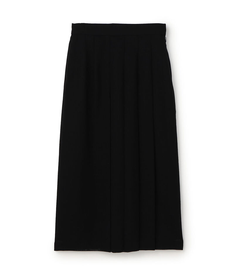 クリアーボイル アシンメトリープリーツスカート