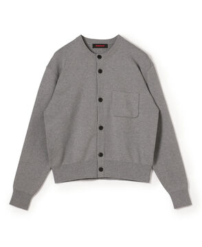 CABaN コットンカシミヤ ポケットクルーネックカーディガン