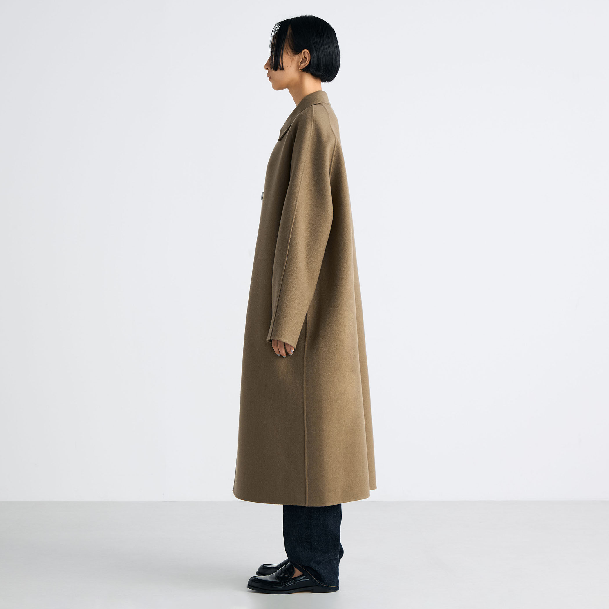 ウールカシミヤ ダブルフェイス ロングコート｜トゥモローランド 公式通販