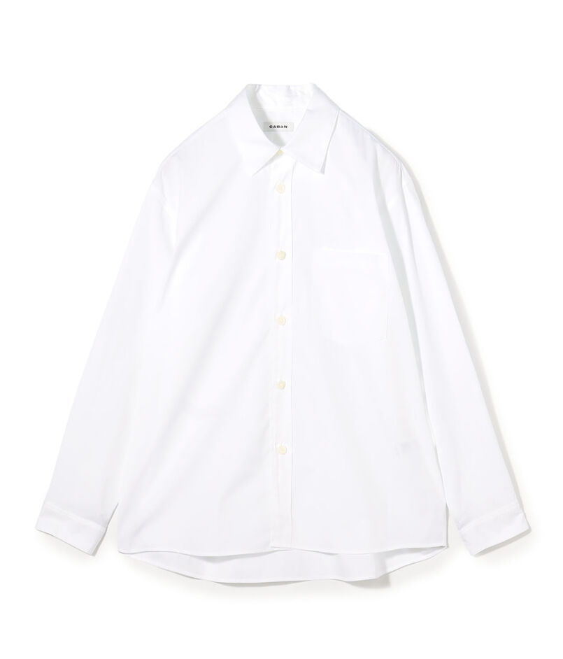 スビンウェザーコットン レギュラーカラーシャツ