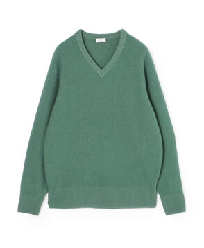 MAATEE&SONS カシミヤ Vネックプルオーバーニット