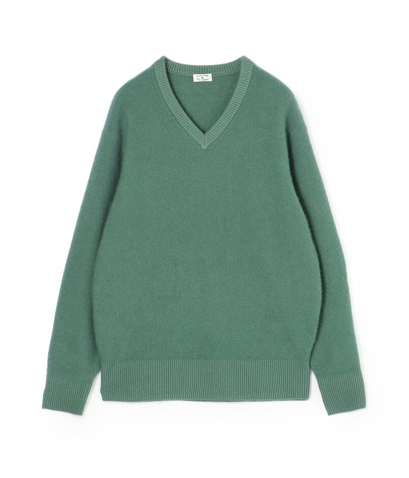 MAATEE&SONS カシミヤ Vネックプルオーバーニット