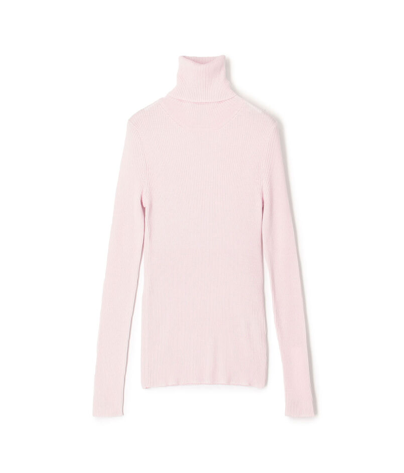 プルミエールウールリブ タートルネックプルオーバー