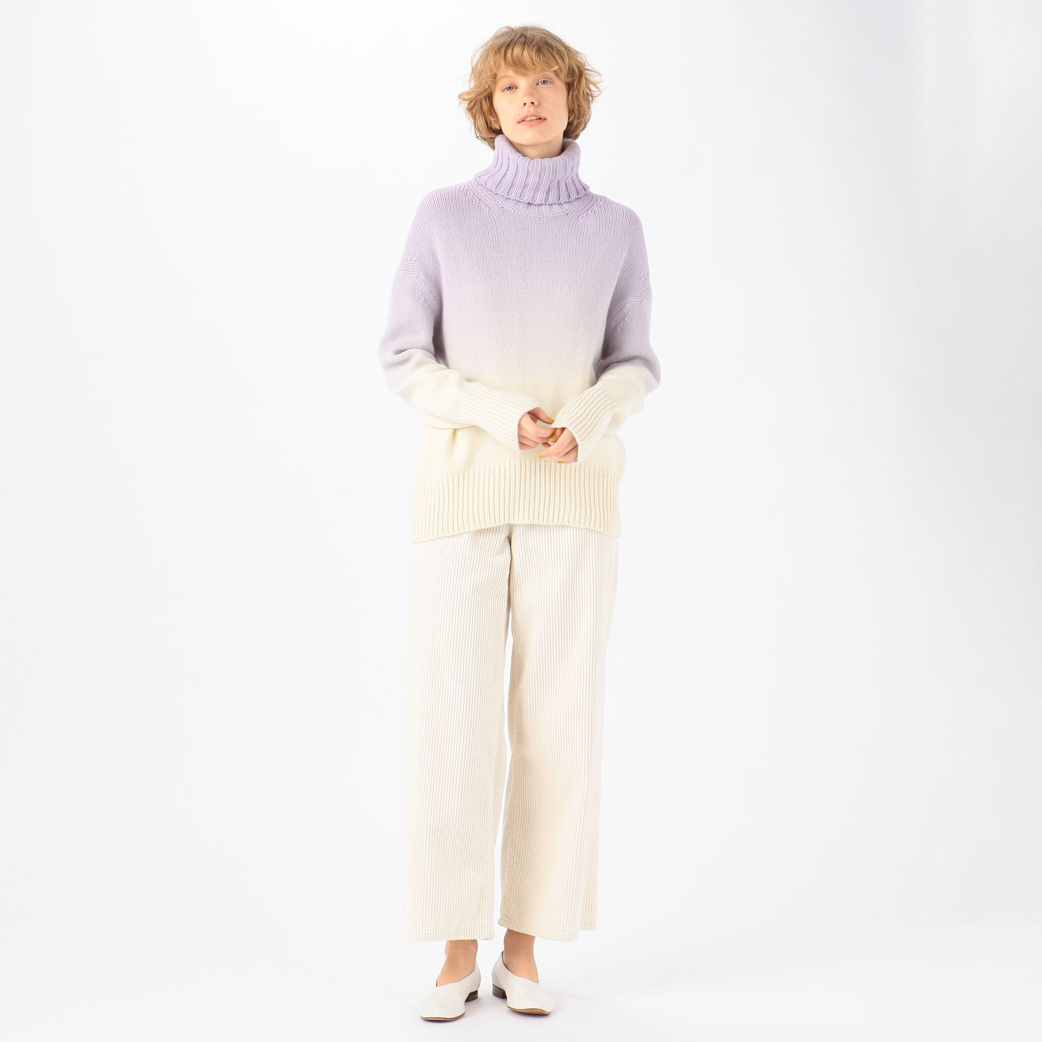 セール】ファインウールハンギングダイ ハイネックプルオーバー(503566961) | GALERIE VIE(GALERIE VIE) - d  fashion