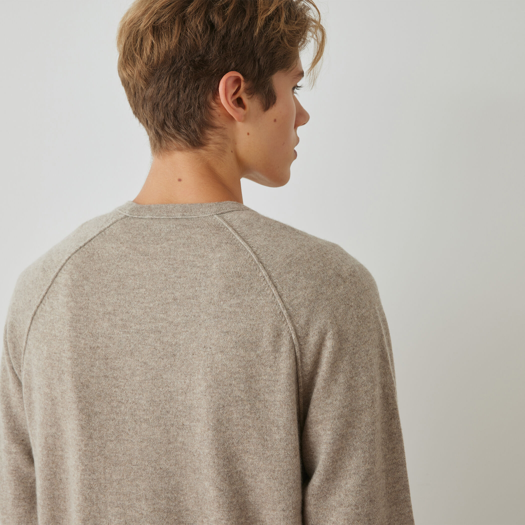 リサイクルカシミヤ ラグランスリーブプルオーバー MRBC3589