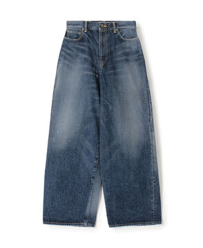 ブルーデニム バギーパンツ