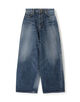 ブルーデニム バギーパンツ ブルーデニム バギーパンツ