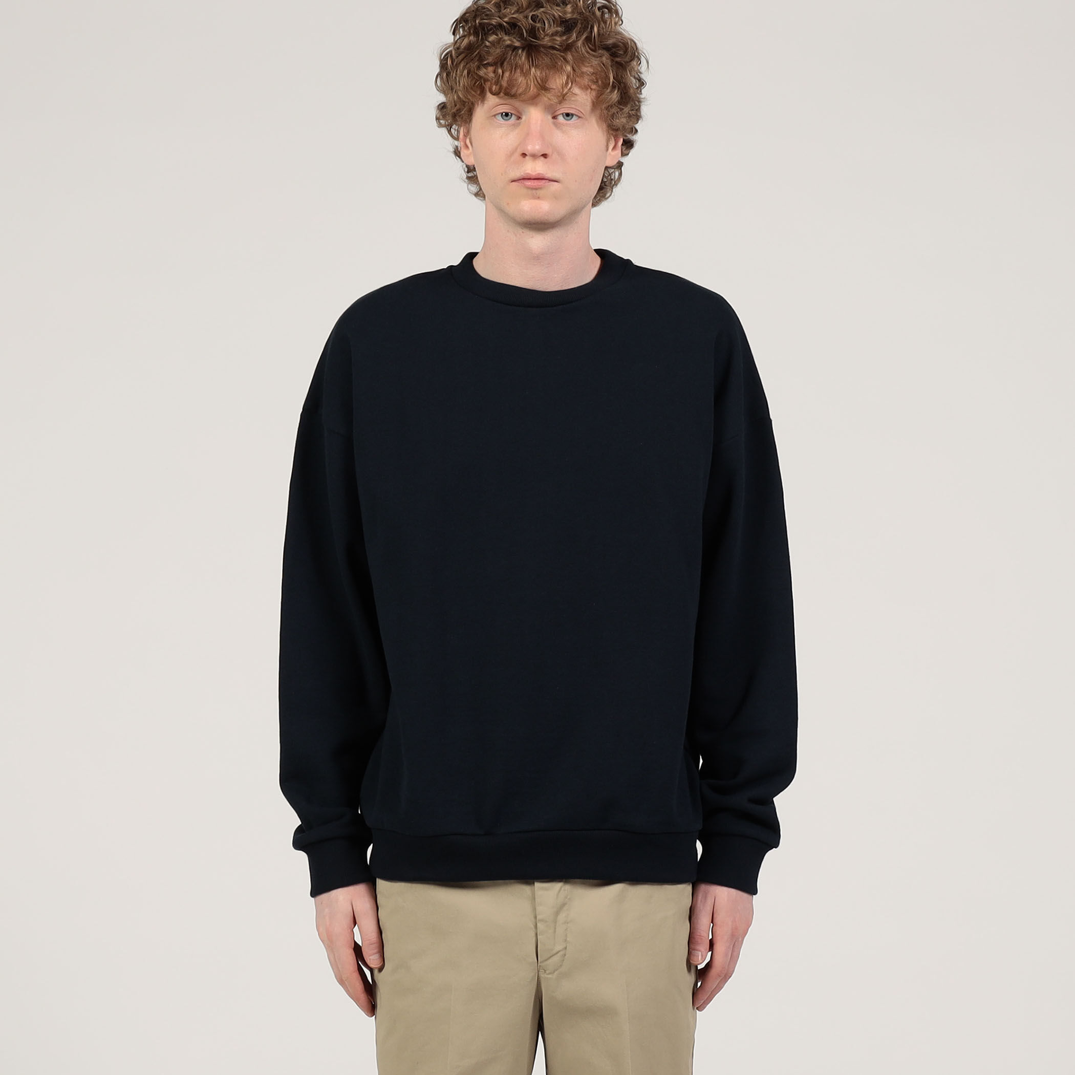 別注】KNITTING FACTORY 吊り裏毛 ロングスリーブ クルーネック プル