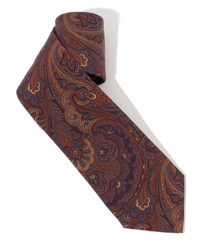 Seaward ＆ Stearn シルクプリントネクタイ