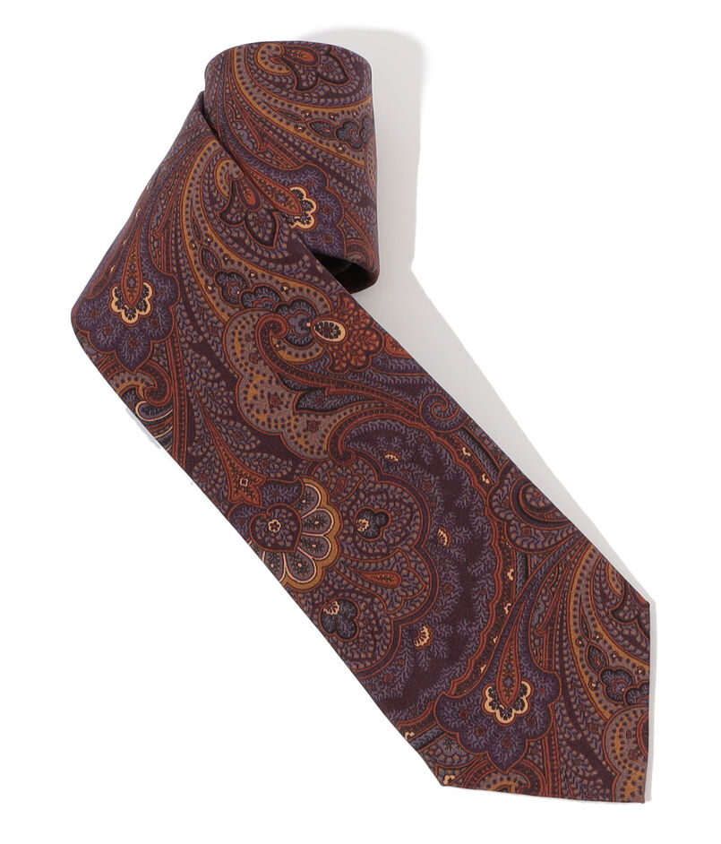 Seaward ＆ Stearn シルクプリントネクタイ