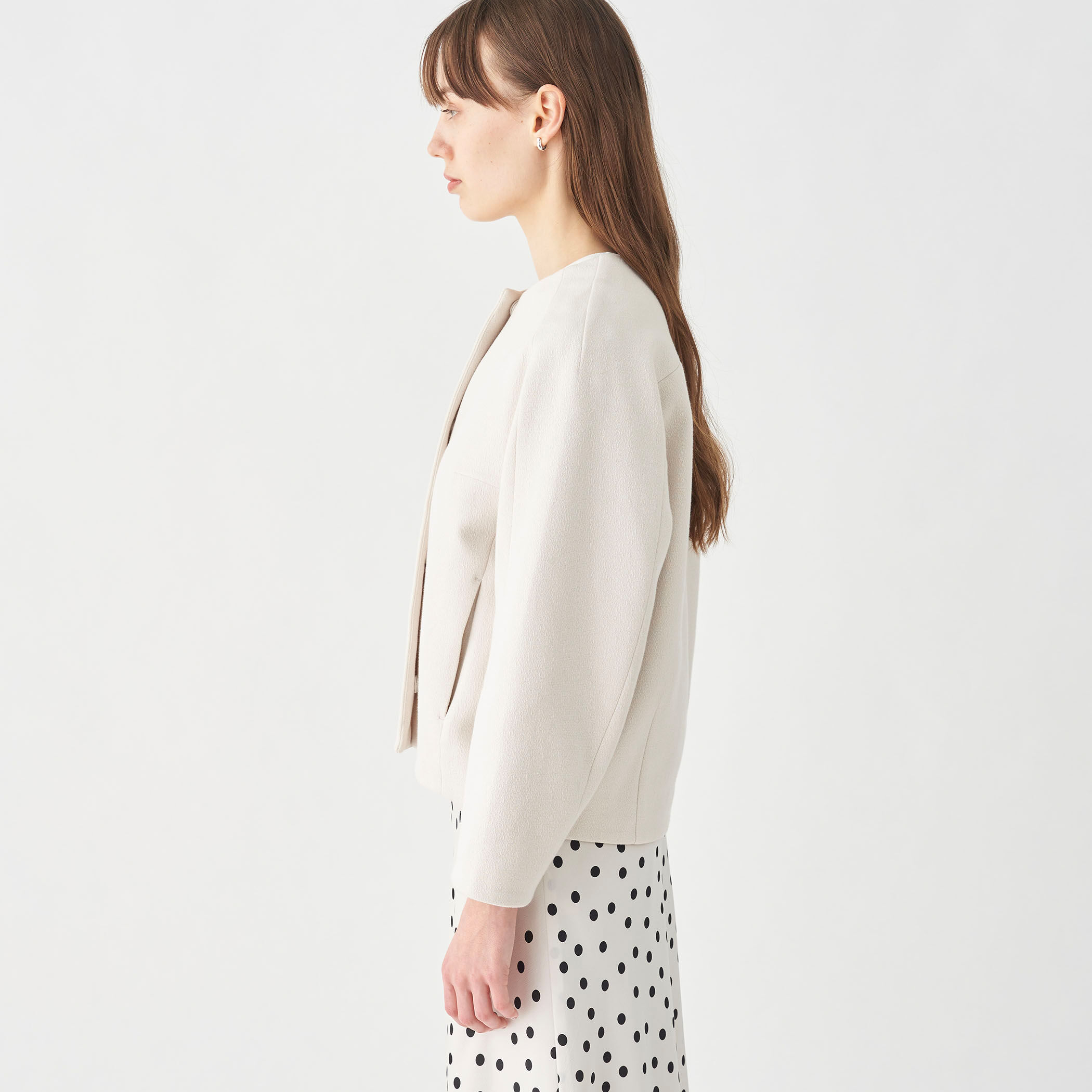 【美品】Ballsey ブリスタジャージーコクーンスリーブブルゾン ブリスタジャージー コクーンスリーブブルゾン