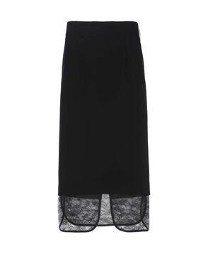 Mame Kurogouchi Raschel Lace Layered Skirt ラッセルレーススカート