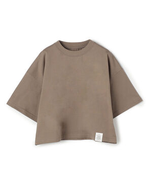 HYKE CROPPED SHORT-SLV TEE