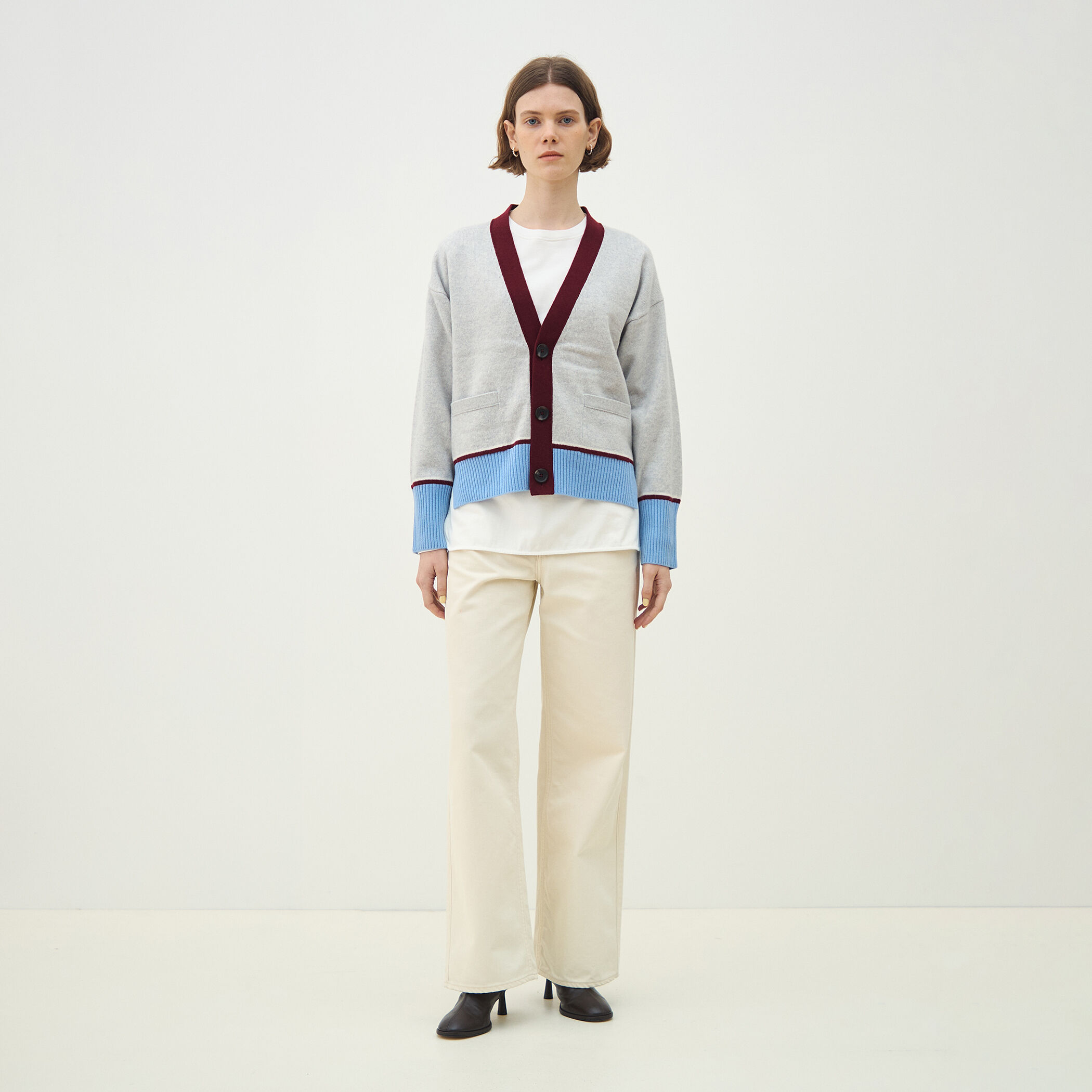 NZ LAMBS Vネックカーディガン｜トゥモローランド 公式通販