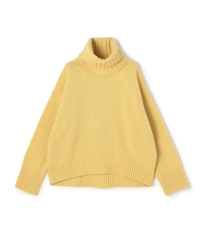 ファインウール タートルネックプルオーバー