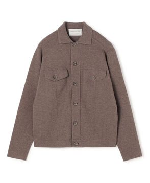 【WEB先行予約】TOMORROWLAND tricot ウールカシミヤ ミラノリブ ニットブルゾン