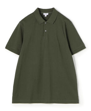 SUNSPELコットン ピケポロシャツ