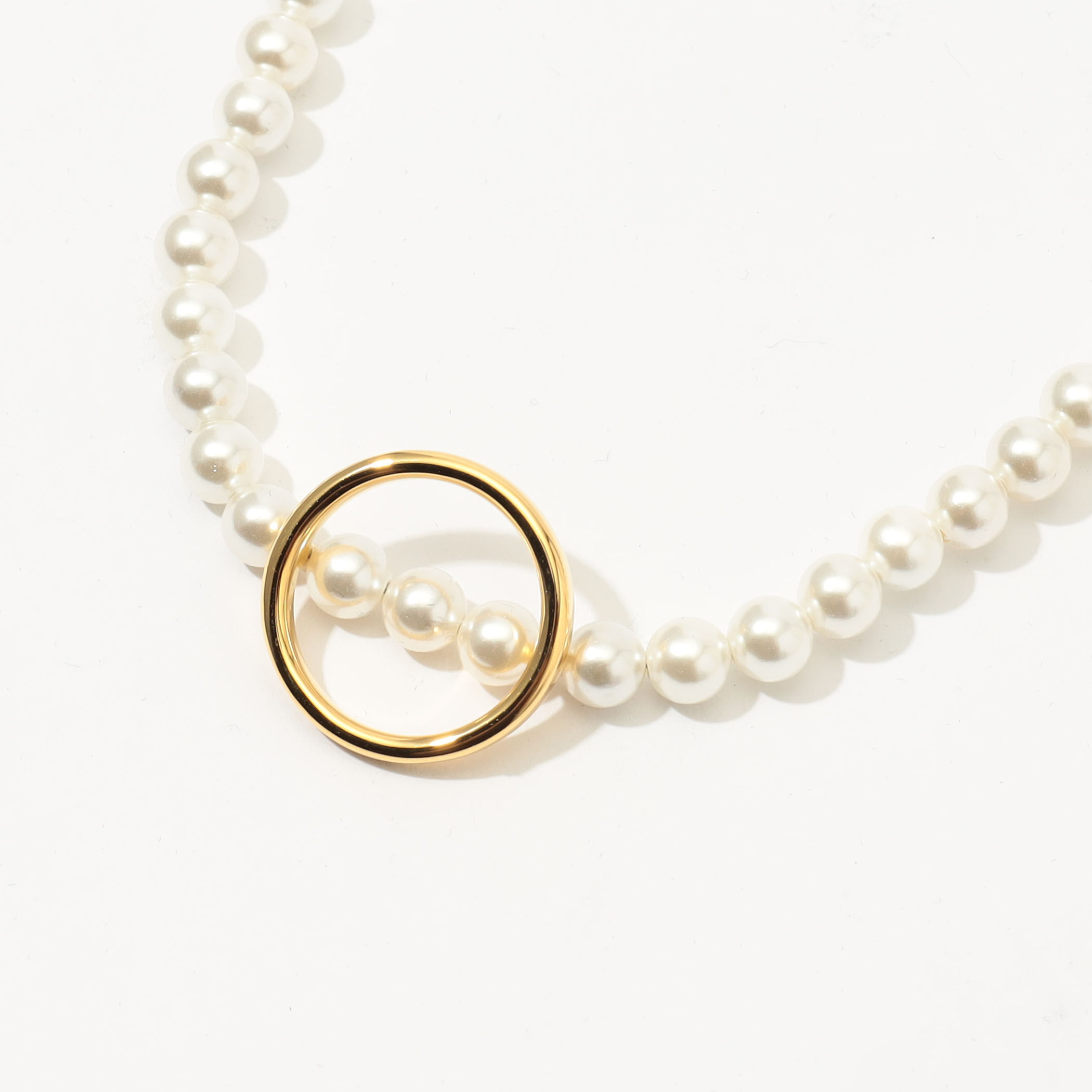 あ*い様 januka ホワイトパール ネックレス　サークル　トゥモローランドコ 別注】januka サークル パール ネックレス｜トゥモローランド 公式サイト