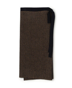 ウールジャカード ラップスカート