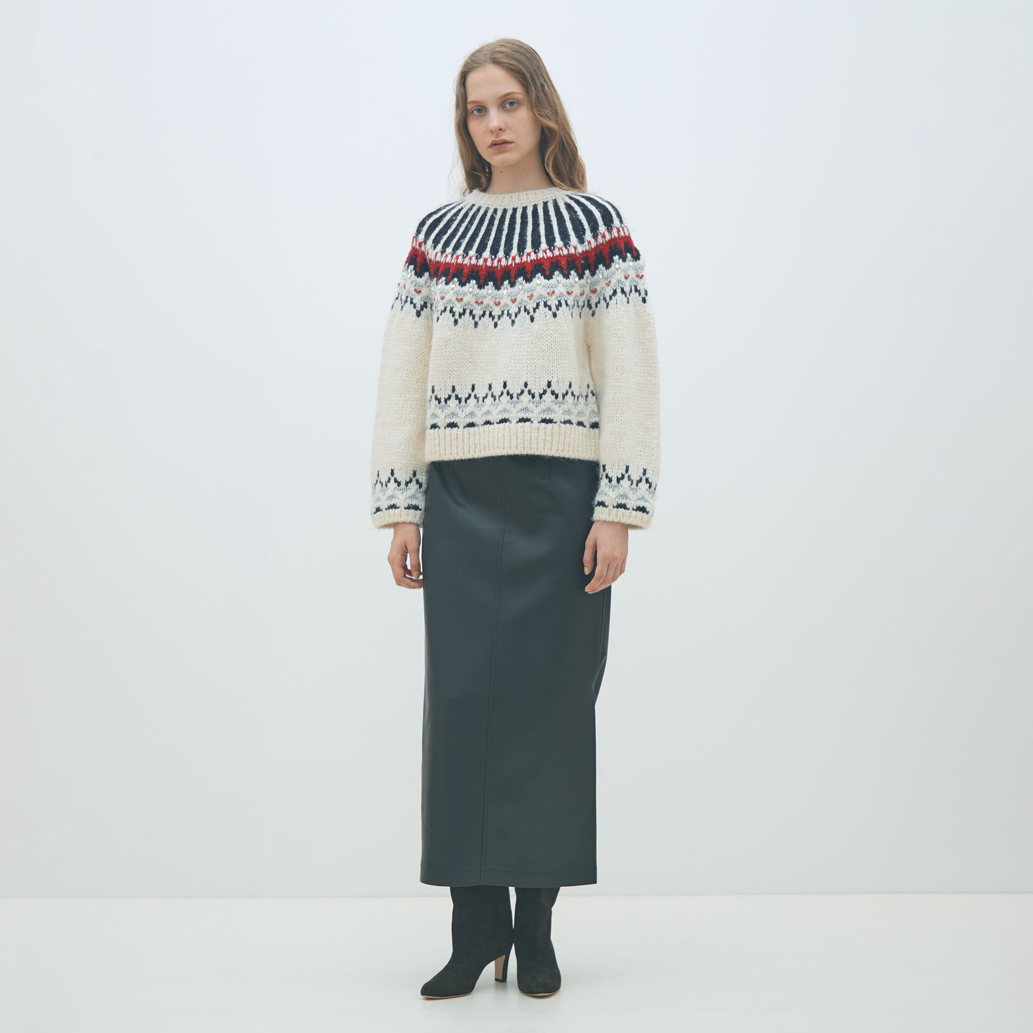 ビジュージャカード クルーネックプルオーバー｜トゥモローランド 公式通販